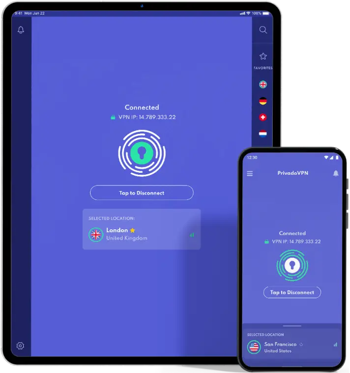PrivadoVPN：为您的所有设备下载安全的VPN